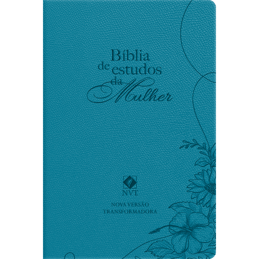 Biblia de estudos da mulher - Azul - Image 1