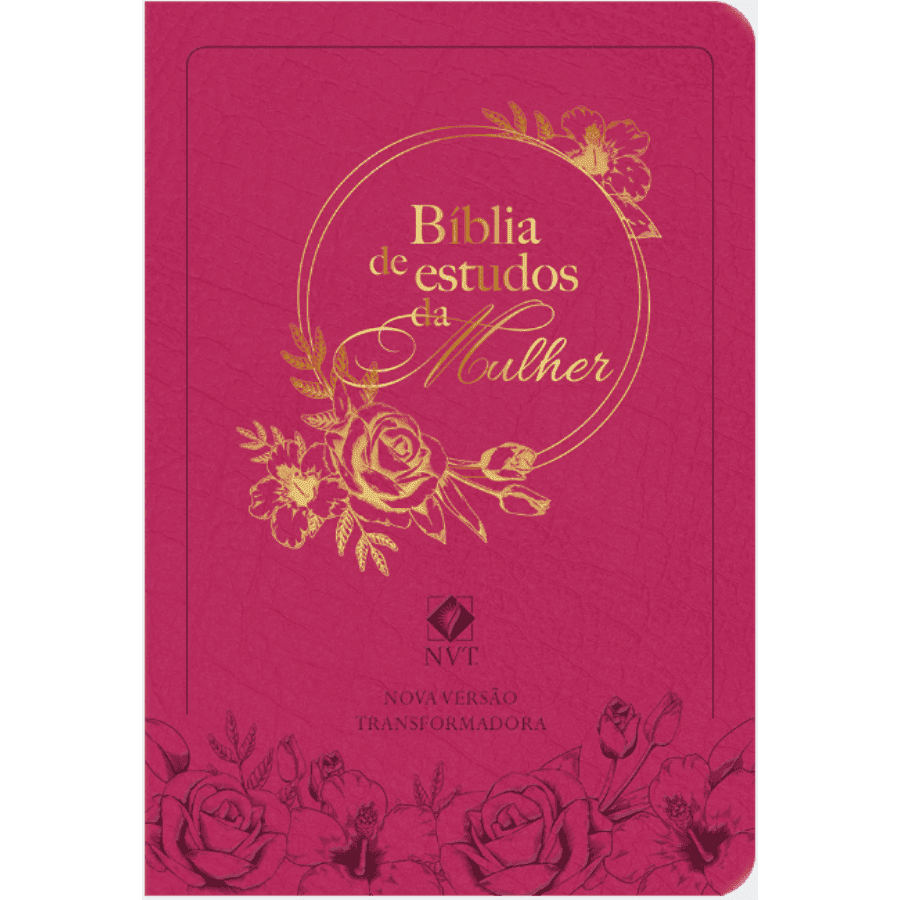 12673188465-design-sem-nome.png Bíblia de estudos da mulher - Rosa - Image 1