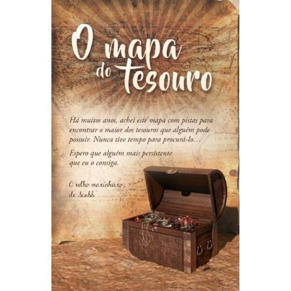 Kit 100 folhetos - O MAPA DO TESOURO - Image 1