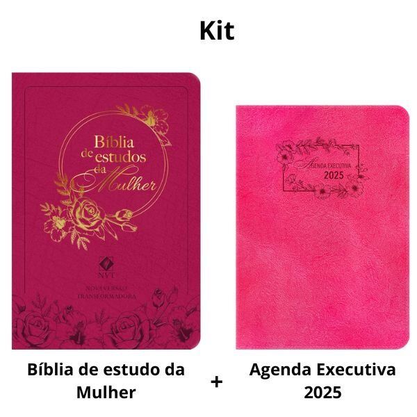 Kit - Bíblia de Estudos da Mulher + Agenda Executiva - Image 1