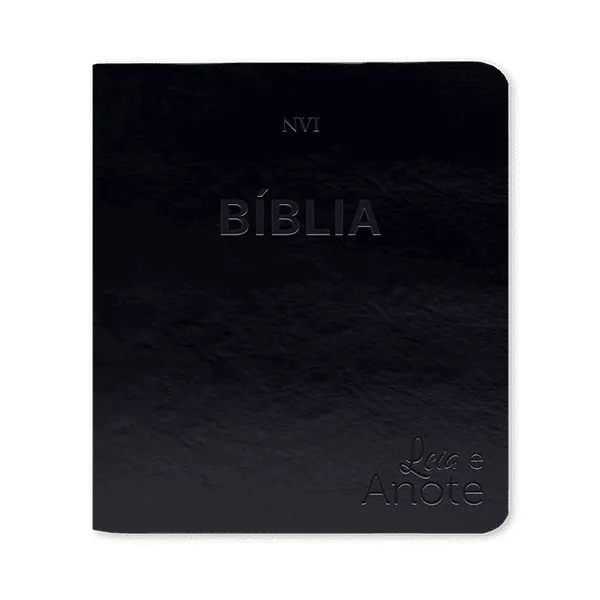 Bíblia Sagrada NVI - Leia e anote - Luxo - Preta - Image 1