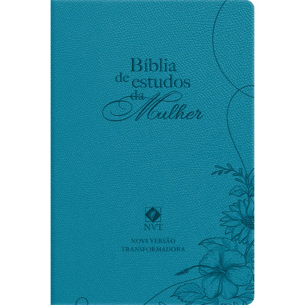 Biblia de estudos da mulher - Azul - Image 1
