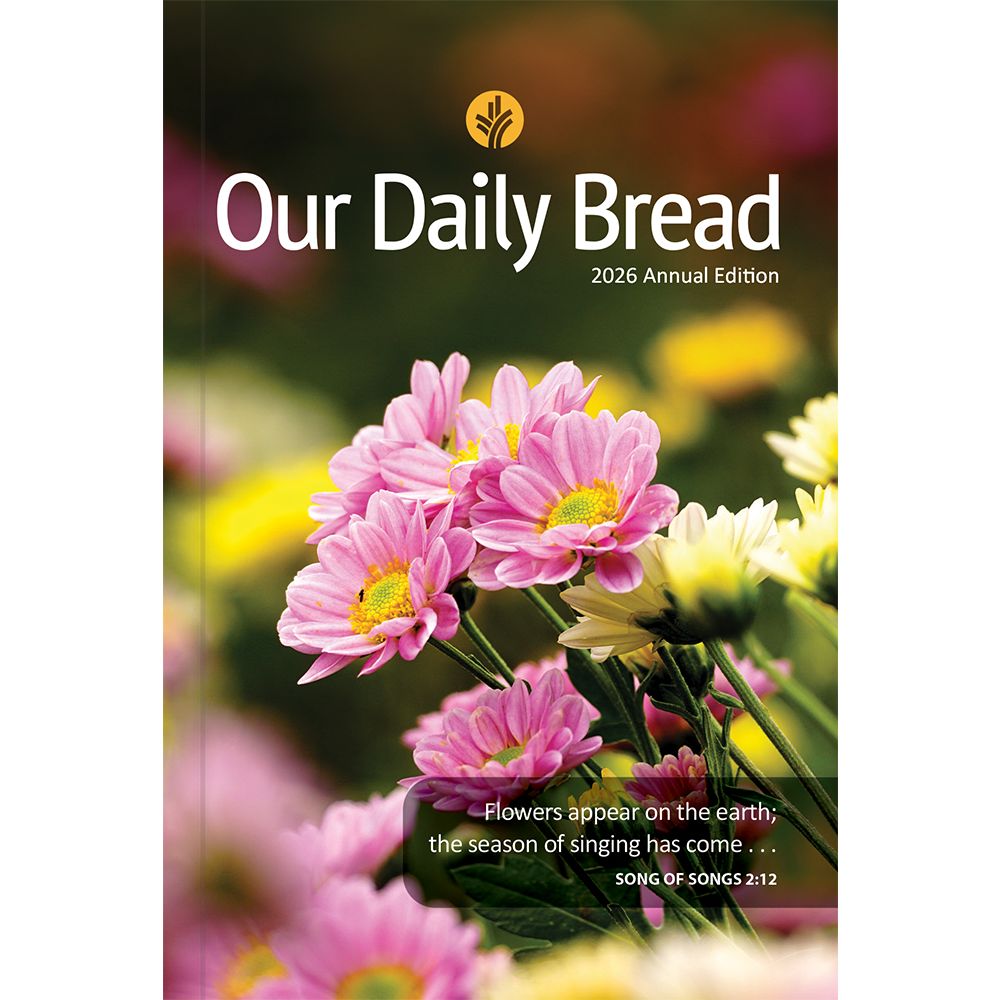 Pão Diário vol 29 - flores - OUR DAILY BREAD 2026 - EDITION ANNUAL - FLOWER DEVOCIONAL EM INGLES - Image 1