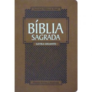 BIBLIA LETRA GRANDE MARROM CHARME