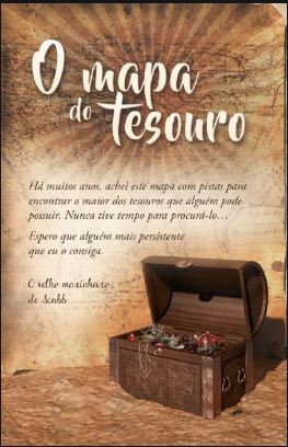 Kit 100 folhetos – O MAPA DO TESOURO