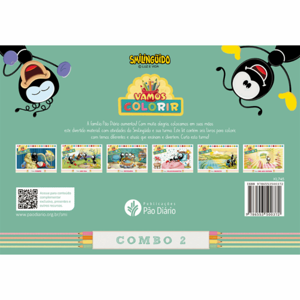Kit de Livros para Colorir Smilinguido (Combo 2)