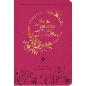Bíblia de Estudos da Mulher – Letra Grande – Rosa com Índice