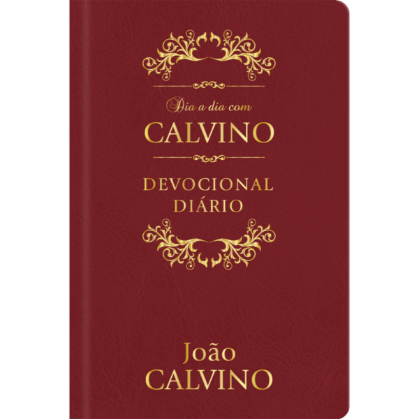 Dia a Dia com Calvino  - Devocional diário - Capa couro