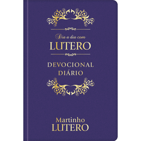 Dia a Dia com Lutero - Devocional diário -  Capa couro