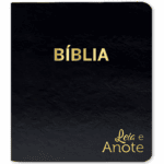 Bíblia Sagrada NVI - Leia e anote - Luxo - Preta dourada