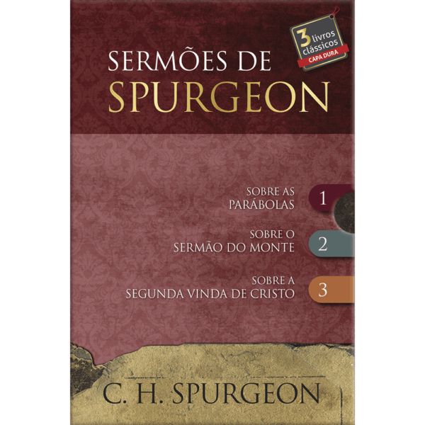 Box 2 - sermões de spurgeon - 3 livros