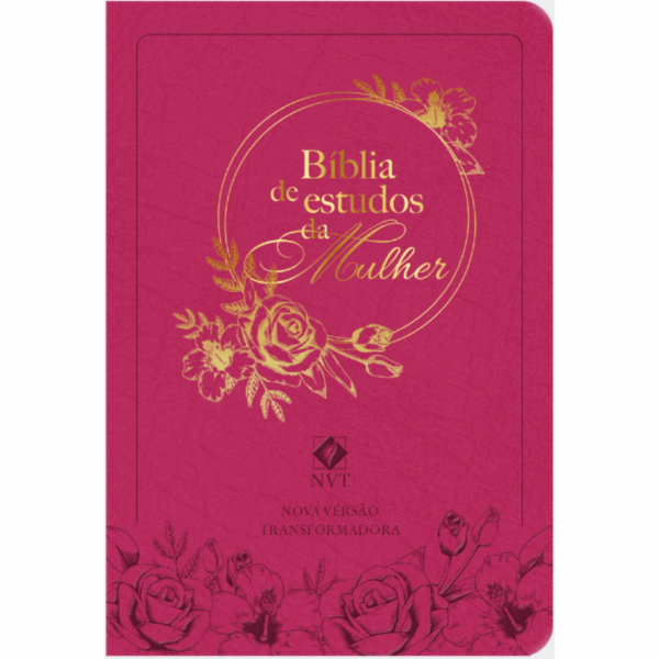 Bíblia de estudos da mulher - Rosa