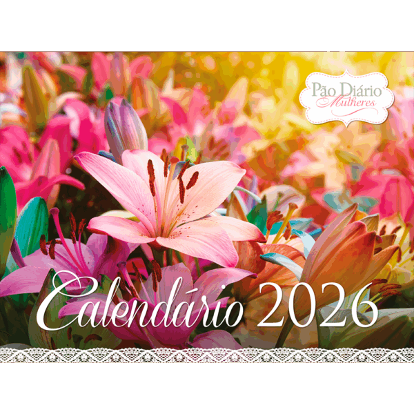 Calendario de parede 2026 - Mulheres