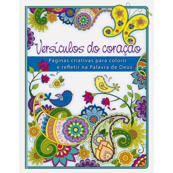 Livro para colorir - Versículos do coração