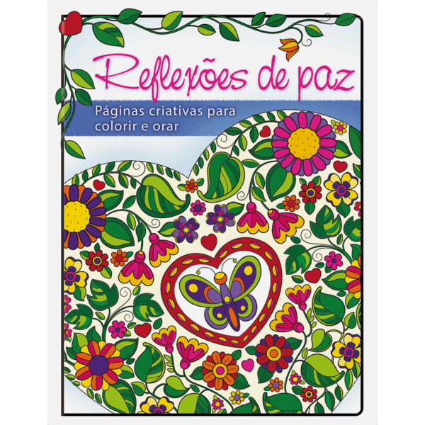 Livro para colorir - Reflexões de paz