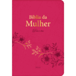 Bíblia da Mulher Deus e elas - Rosa