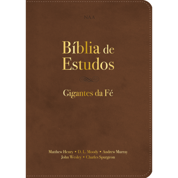 Bíblia de Estudos Gigantes da Fé Marrom
