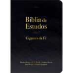 Bíblia de Estudos — Gigantes da Fé Preta Com 2400 comentários Bíblicos de John Wesley