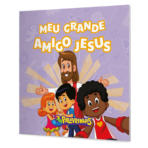 Livro de atividades 3 palavrinhas | Meu grande amigo Jesus Atividades de desenvolvimento motor e cognitivo da criança - Image 2
