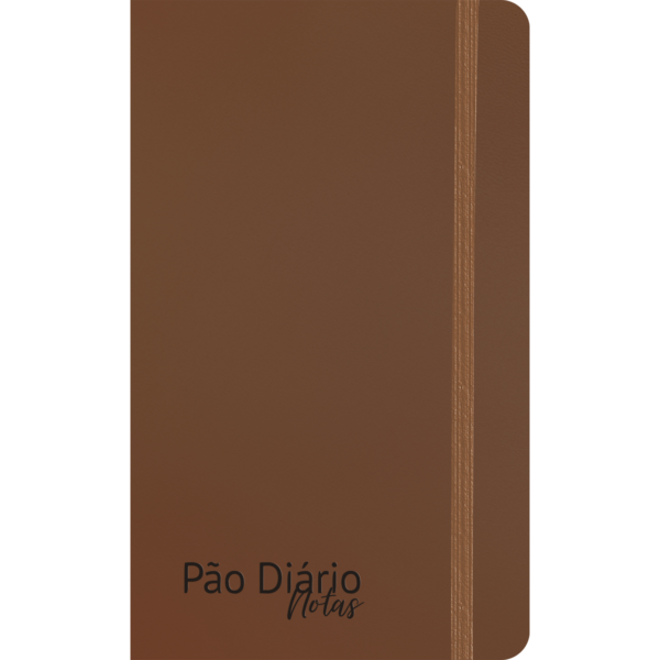 Pão Diário notas - Marrom - Caderneta de anotações