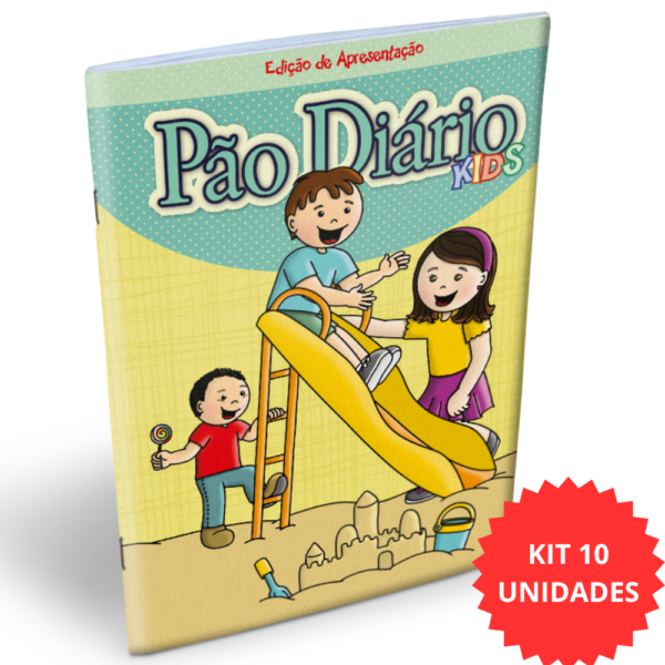 KIT 10UN | Pão Diário Kids - Edição com 30 meditações