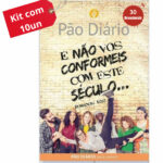 KIT 10UN | Devocional Pão Diário para Jovens | E Não vos conformeis com este Século