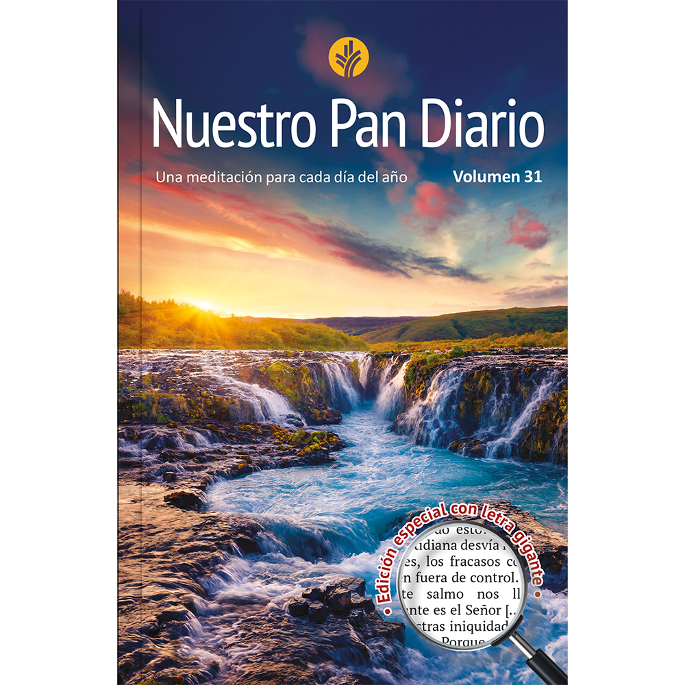 15615775289-ld785-flat-anuario2027-letra-grande-esp.png Nuestro Pan Diario 2027 - Vol 31 - Paisage - Letra Grande - Image 1